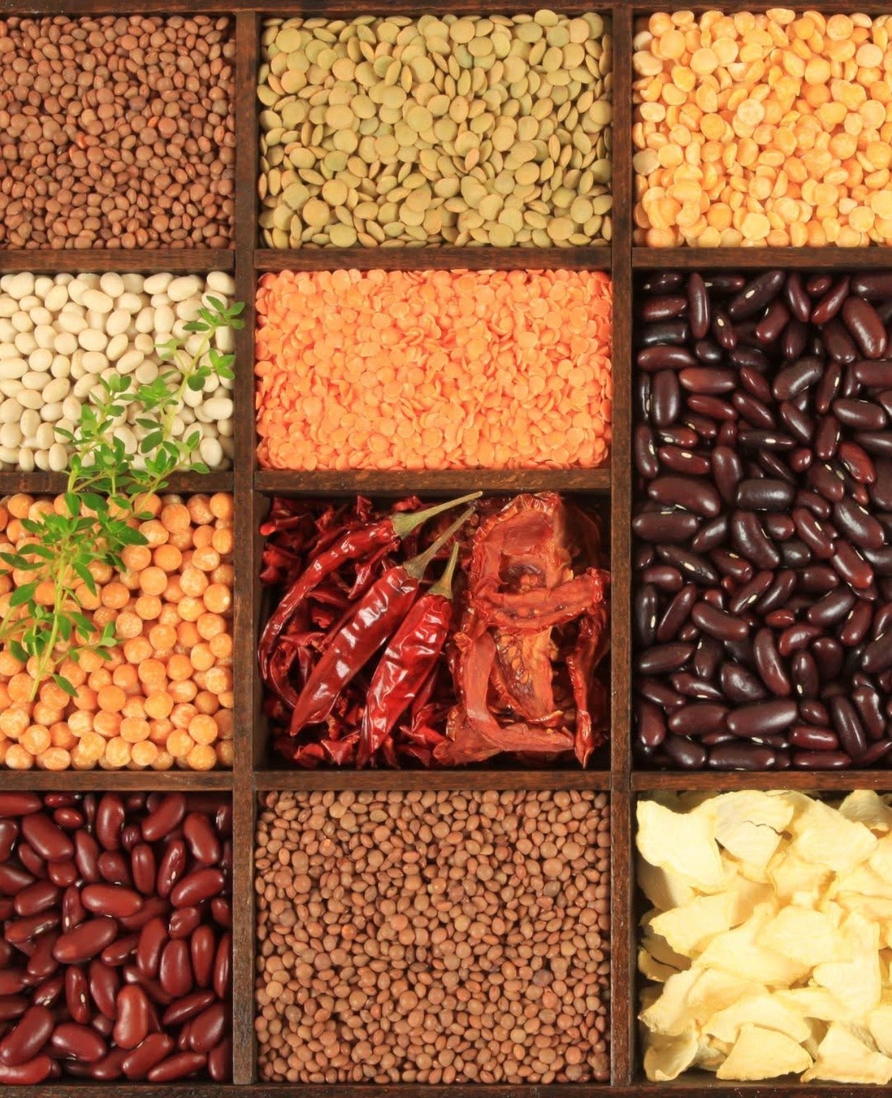 Dal, Nuts, Cereals