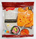 Frozen paratha (chapathi) ready to cook