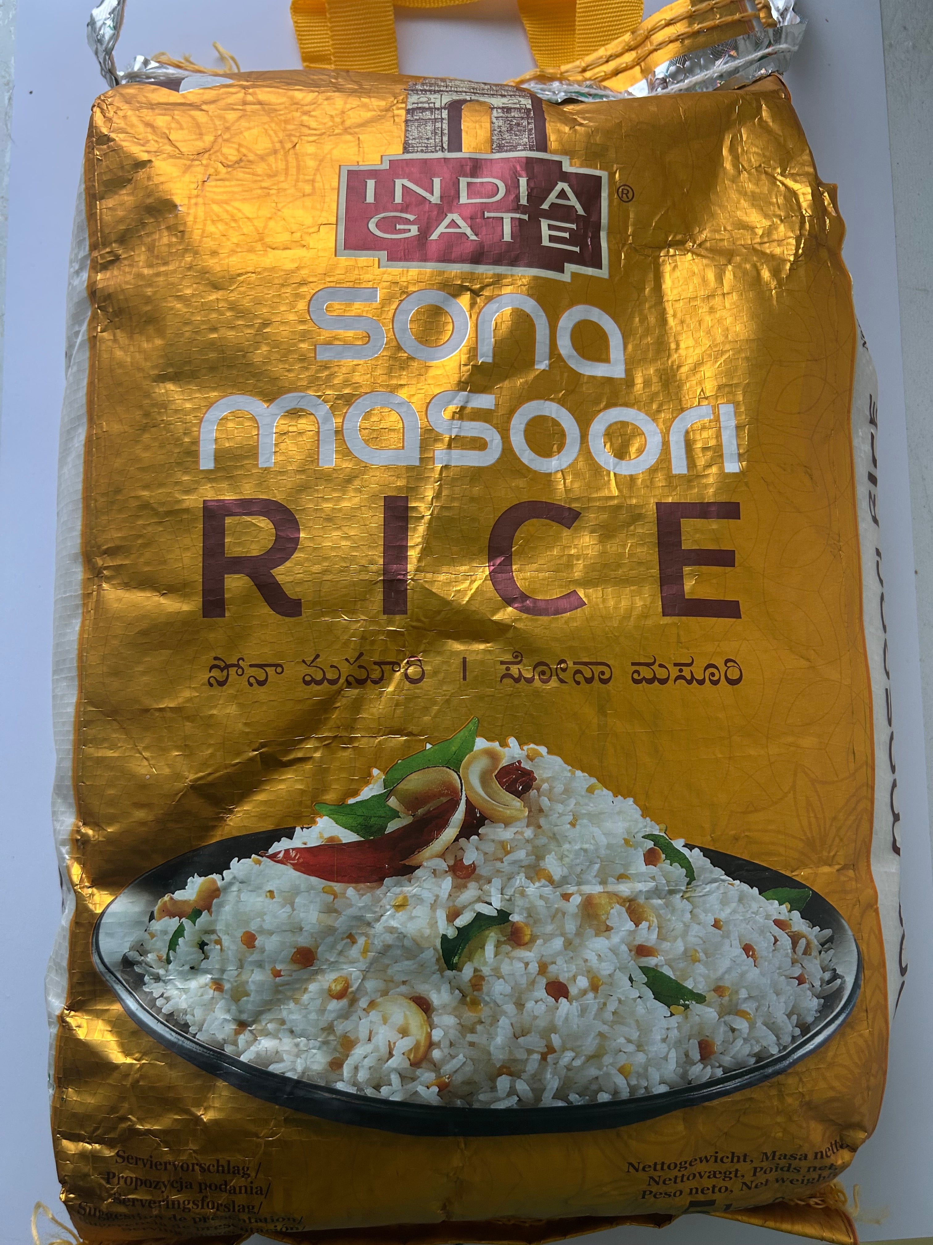 Sonamasoori rice India gate