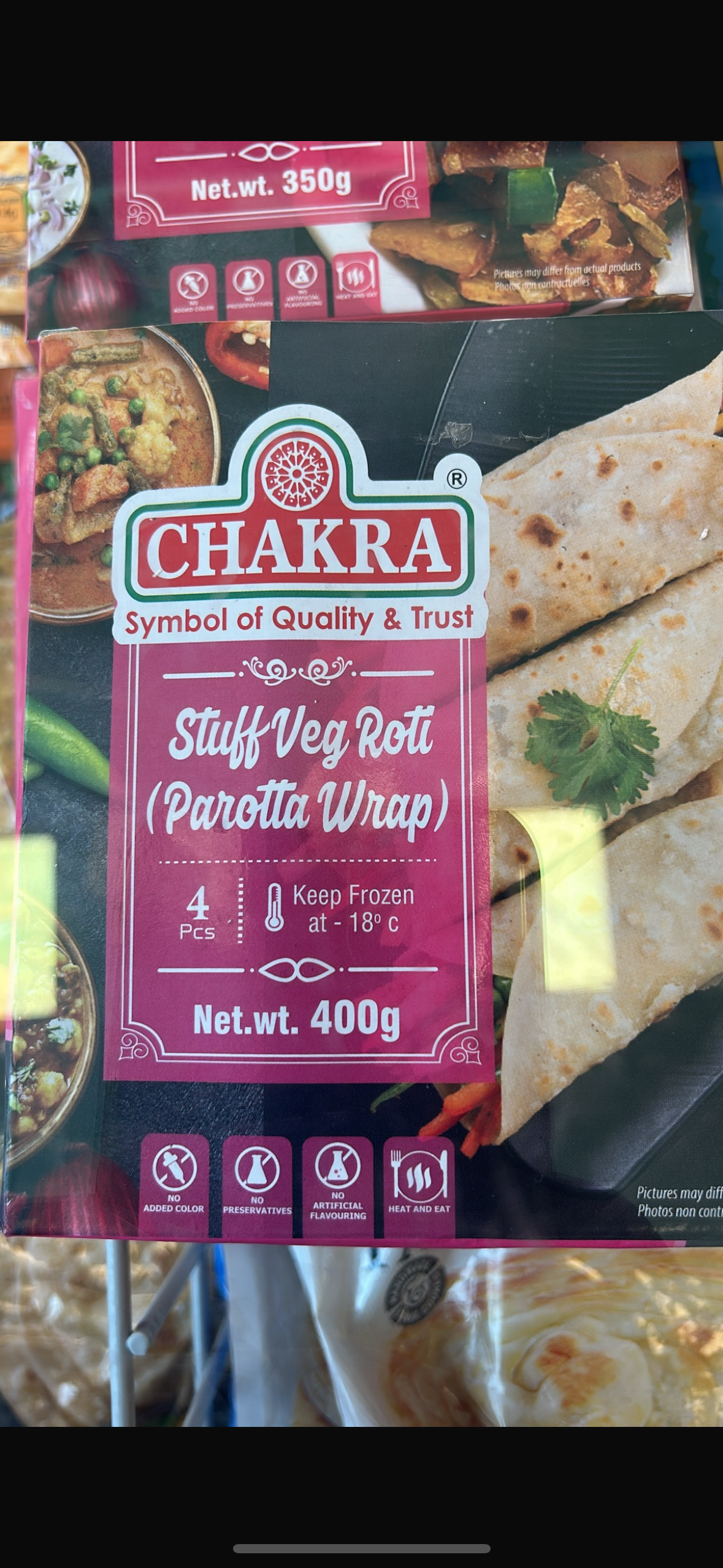 Stuff Veg Roti