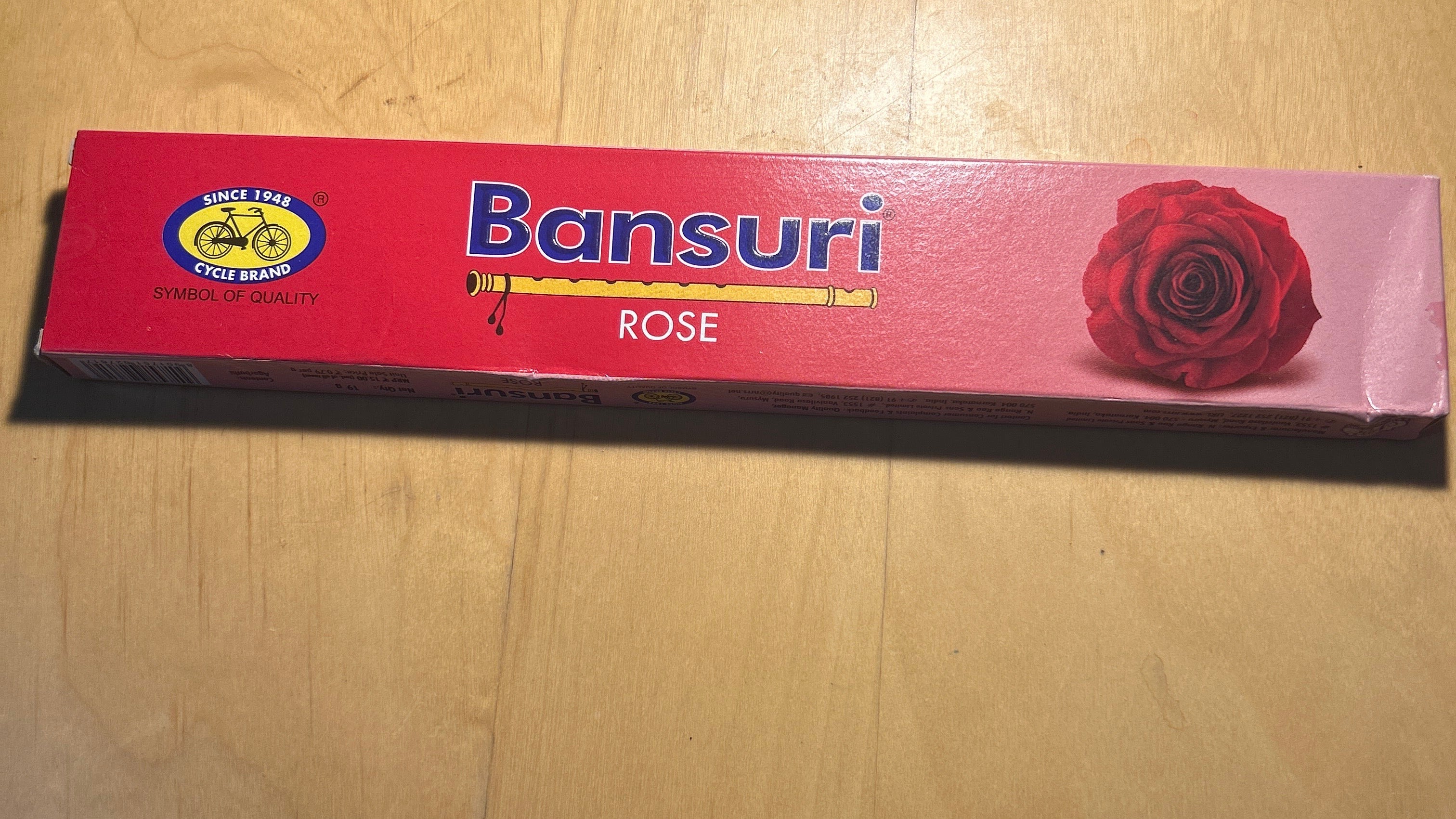 Cycle brand rose flavour